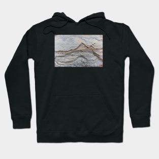 Beach side intimate rock texture Hoodie